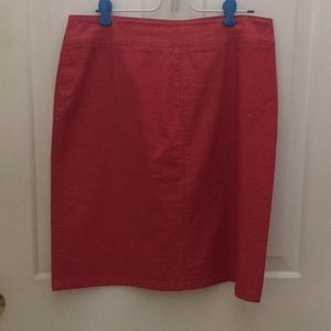 Ann Taylor red skirt